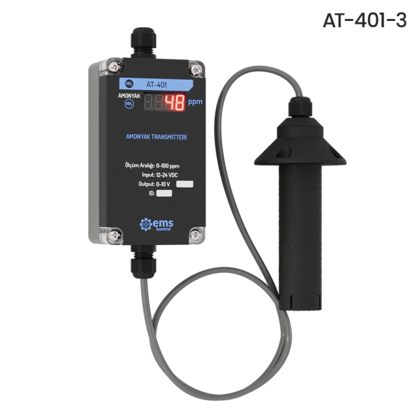 AT-4XX GÖSTERGELİ AMONYAK (NH₃) TRANSMİTTERİ - Görsel 3