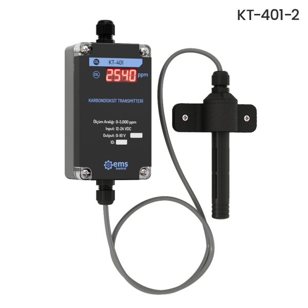 KT-4X1 GÖSTERGELİ KARBONDİOKSİT TRANSMİTTERİ - Görsel 2