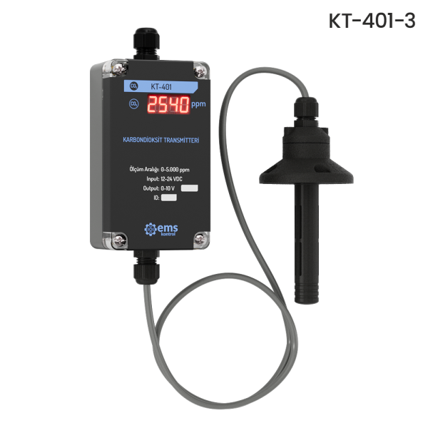 KT-4X1 GÖSTERGELİ KARBONDİOKSİT TRANSMİTTERİ - Görsel 3