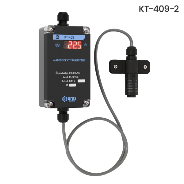 KT-4X9 GÖSTERGELİ KARBONDİOKSİT TRANSMİTTERİ - Görsel 2