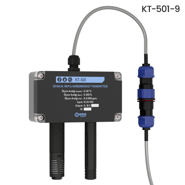 KT-5XX TEMPERATURE, HUMIDITY & CARBON DIOXIDE TRANSMITTER - Image 2