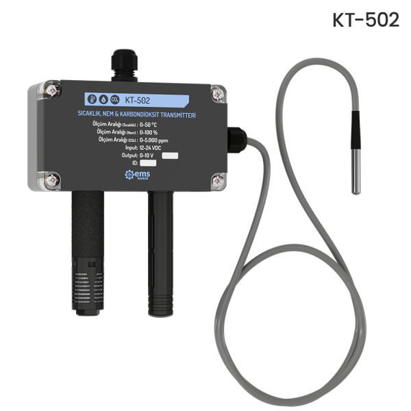 KT-5XX TEMPERATURE, HUMIDITY & CARBON DIOXIDE TRANSMITTER - Image 3
