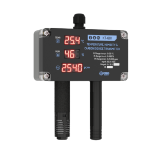 KT-6XX TEMPERATURE, HUMIDITY & CARBON DIOXIDE TRANSMITTER WITH DISPLAY