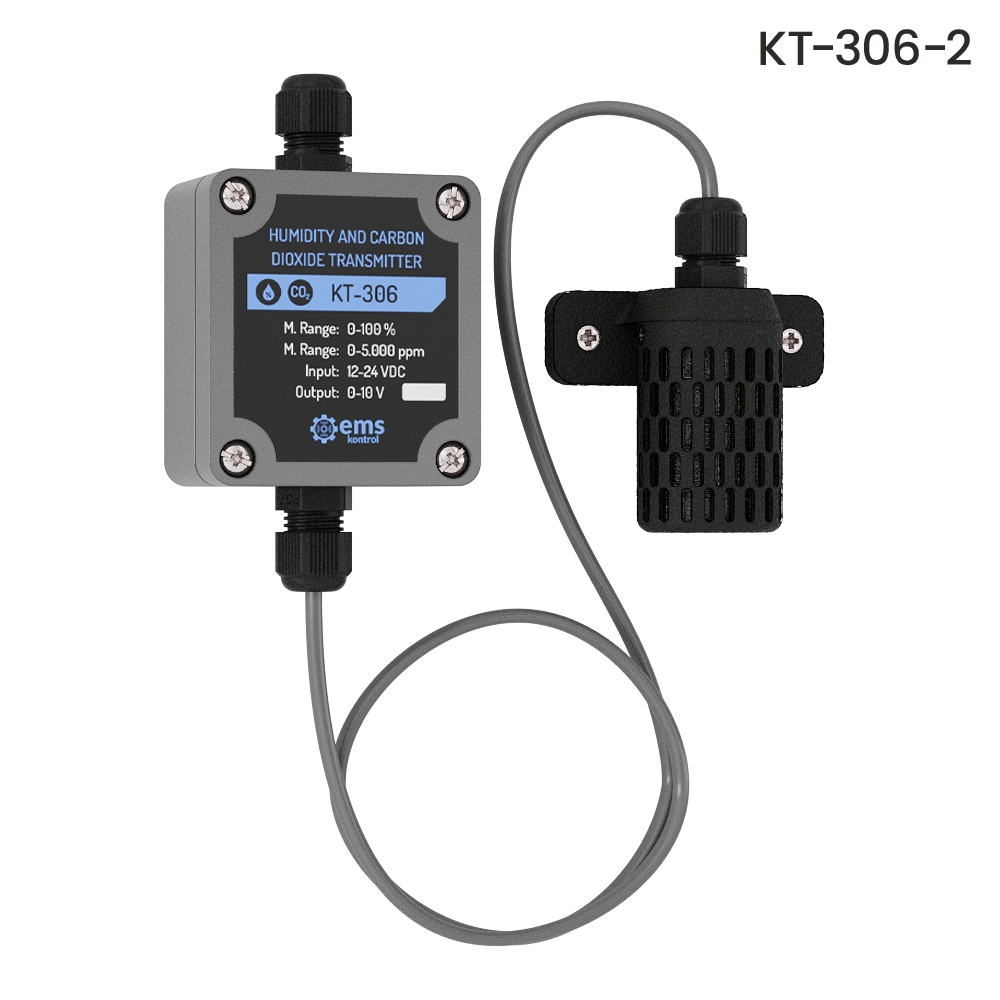 KT-3X6 HUMIDITY & CARBON DIOXIDE TRANSMITTER - Image 2