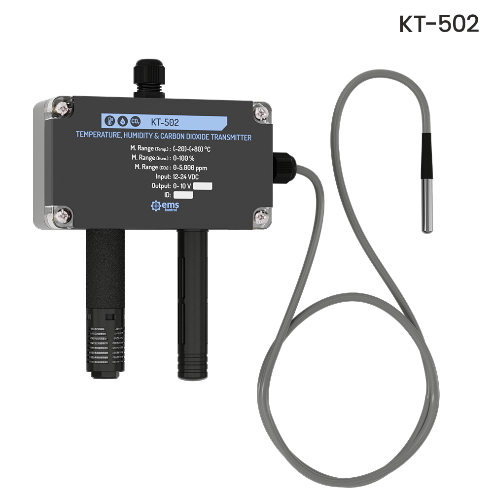 KT-5XX TEMPERATURE, HUMIDITY & CARBON DIOXIDE TRANSMITTER - Image 3