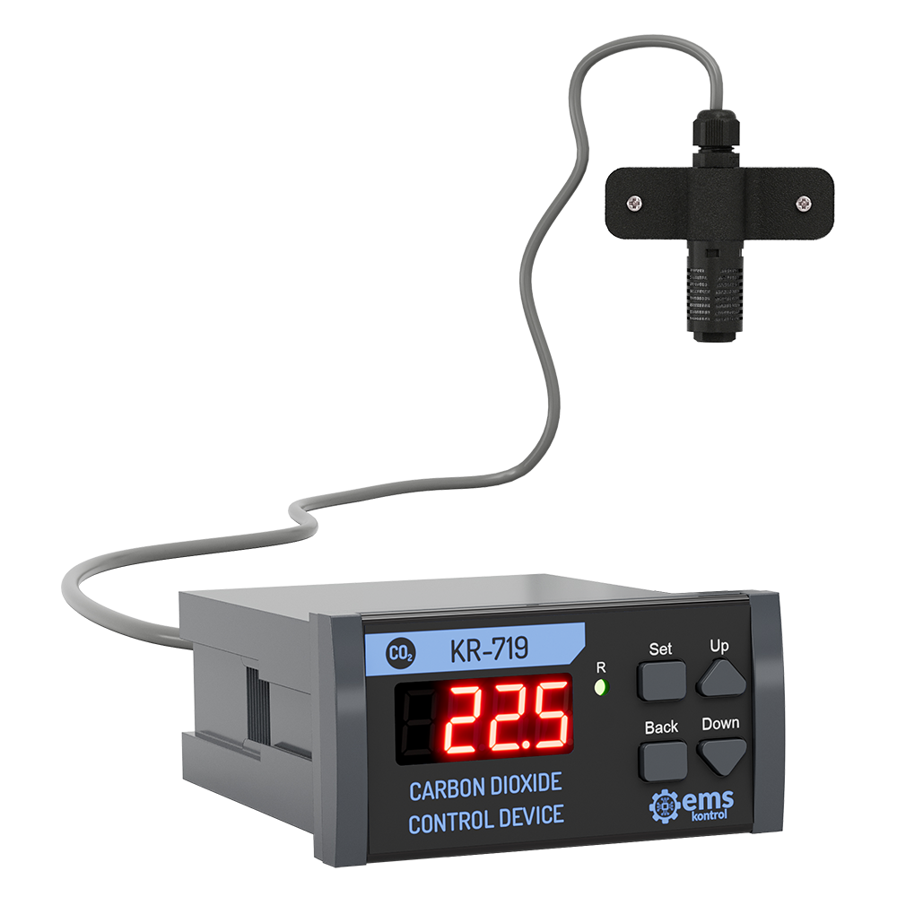 KR-719 PANEL TYPE CARBON DIOXIDE CONTROL DEVICE