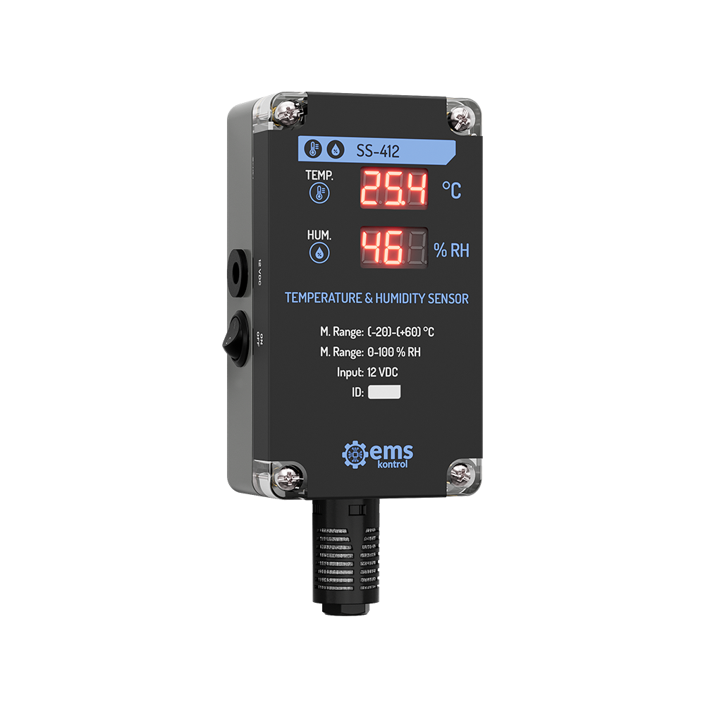 SS-412 PORTABLE TEMPERATURE & HUMIDITY SENSOR